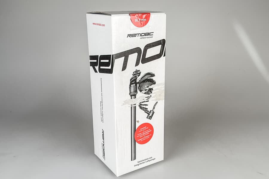 Sattelstütze mit integrierter Luftpumpe Remobic, originalverpackt